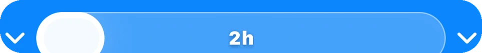 The in-app availability bar counting down